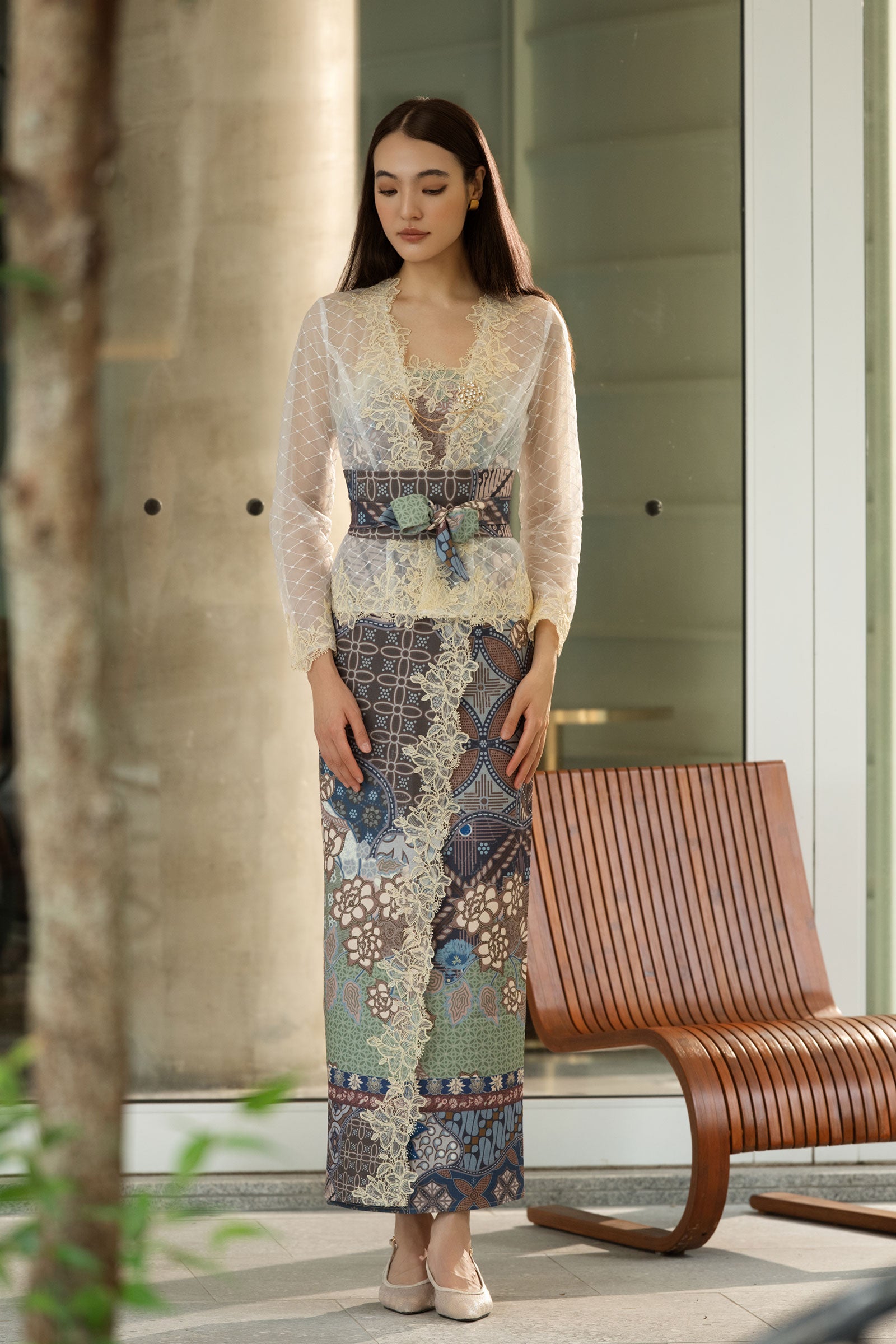 BACKORDER  The Soleil Batik Kebaya Set