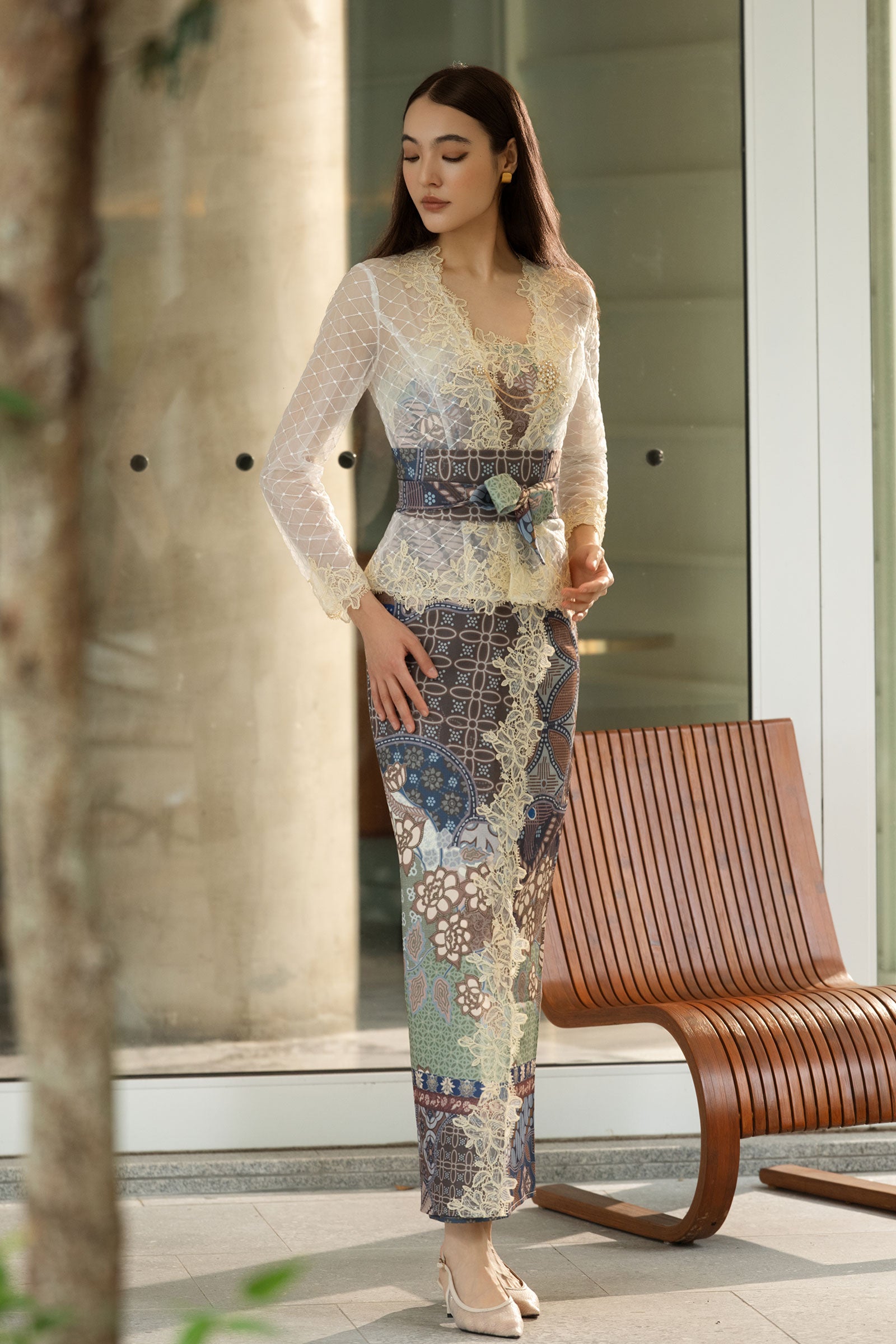 BACKORDER  The Soleil Batik Kebaya Set