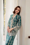 Embun Kebaya Top (Teal)