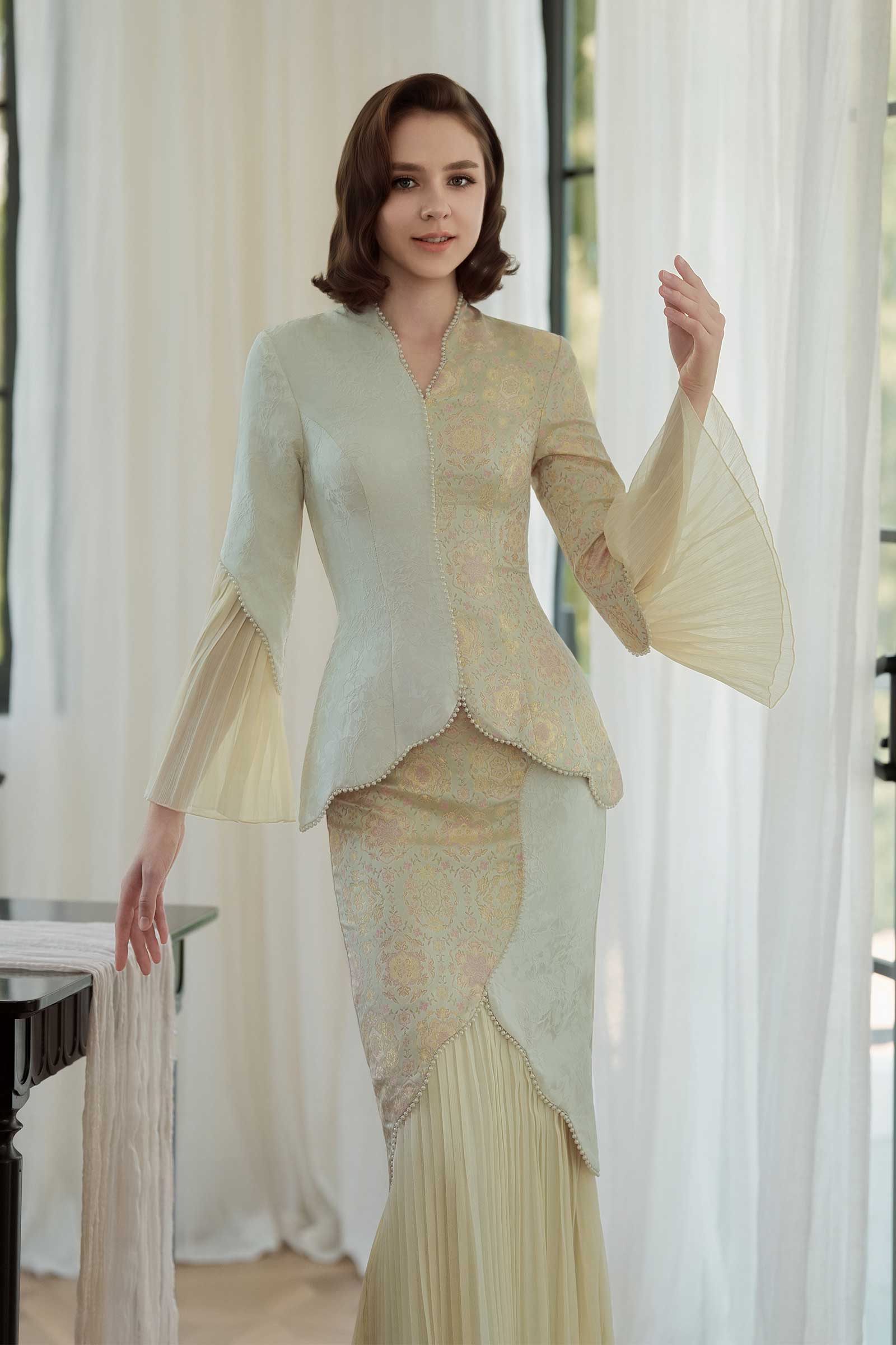 Niessa Skirt (Pistachio)