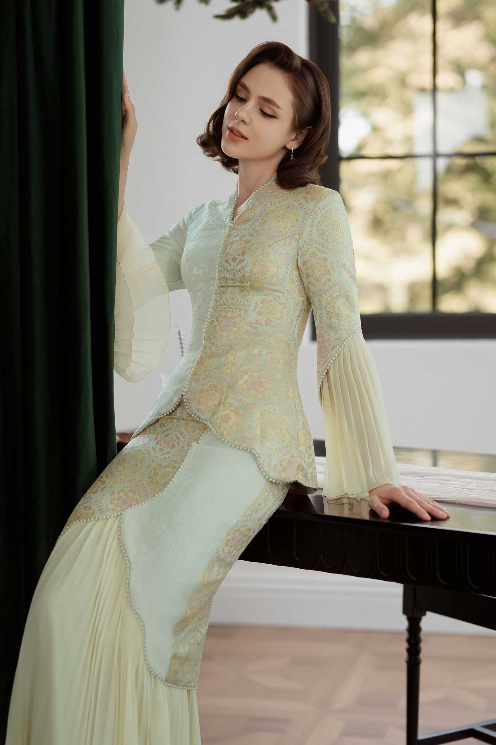 Niessa Skirt (Pistachio)