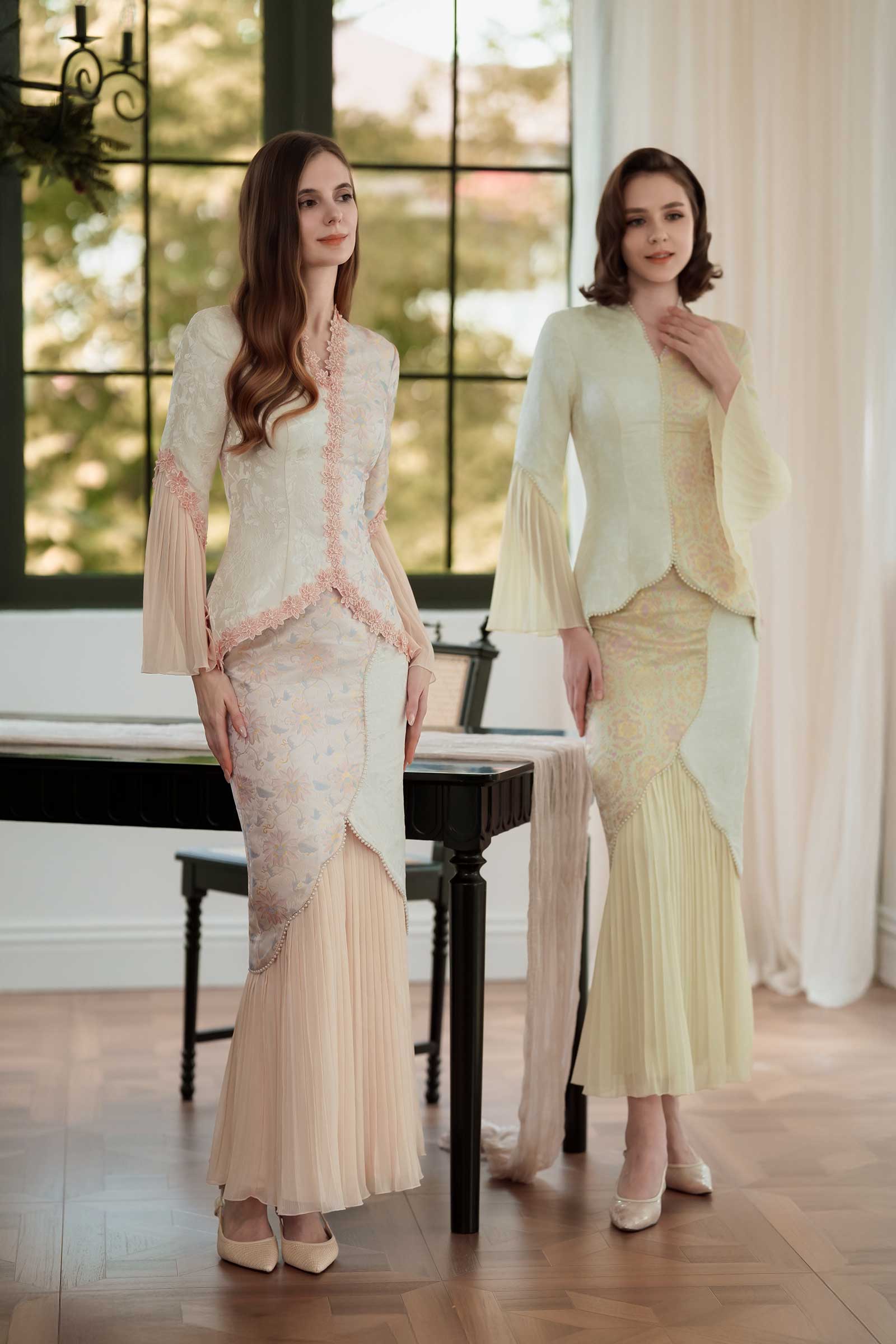 Niessa Kebaya Set (Pistachio)