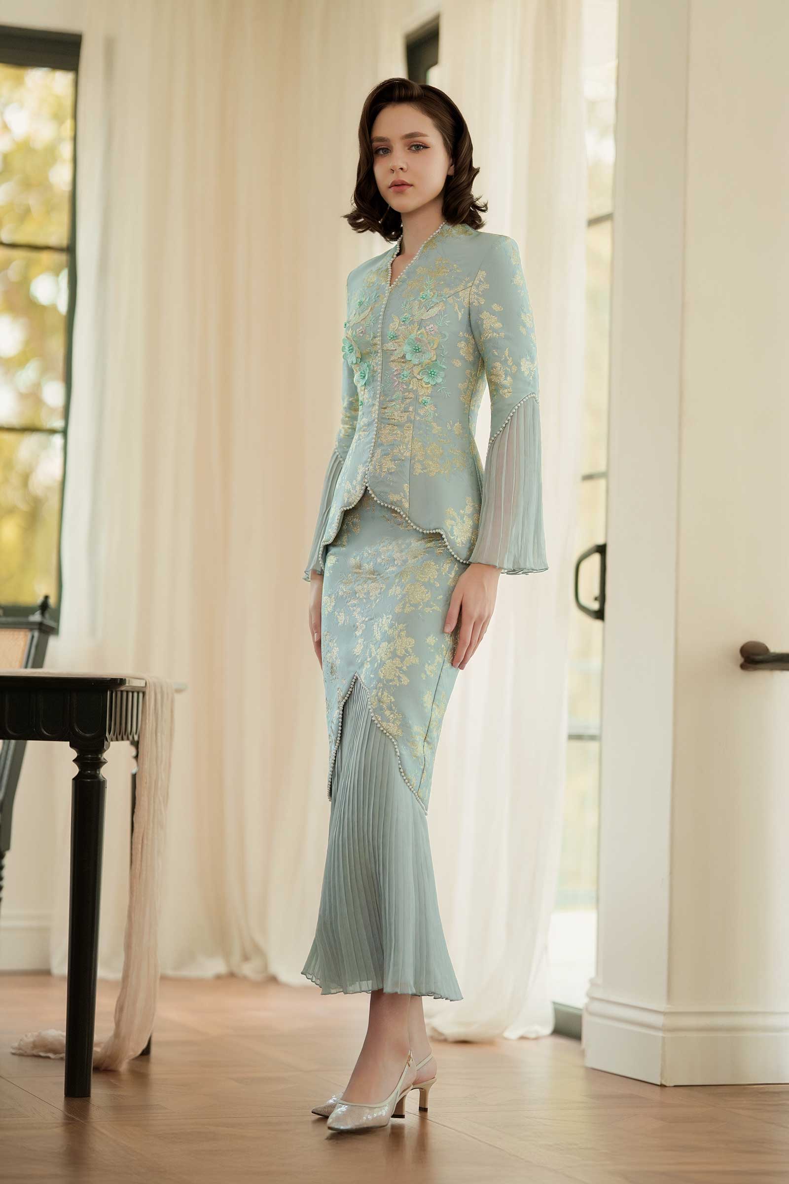 Rosabella Skirt (Celadon Pearl)