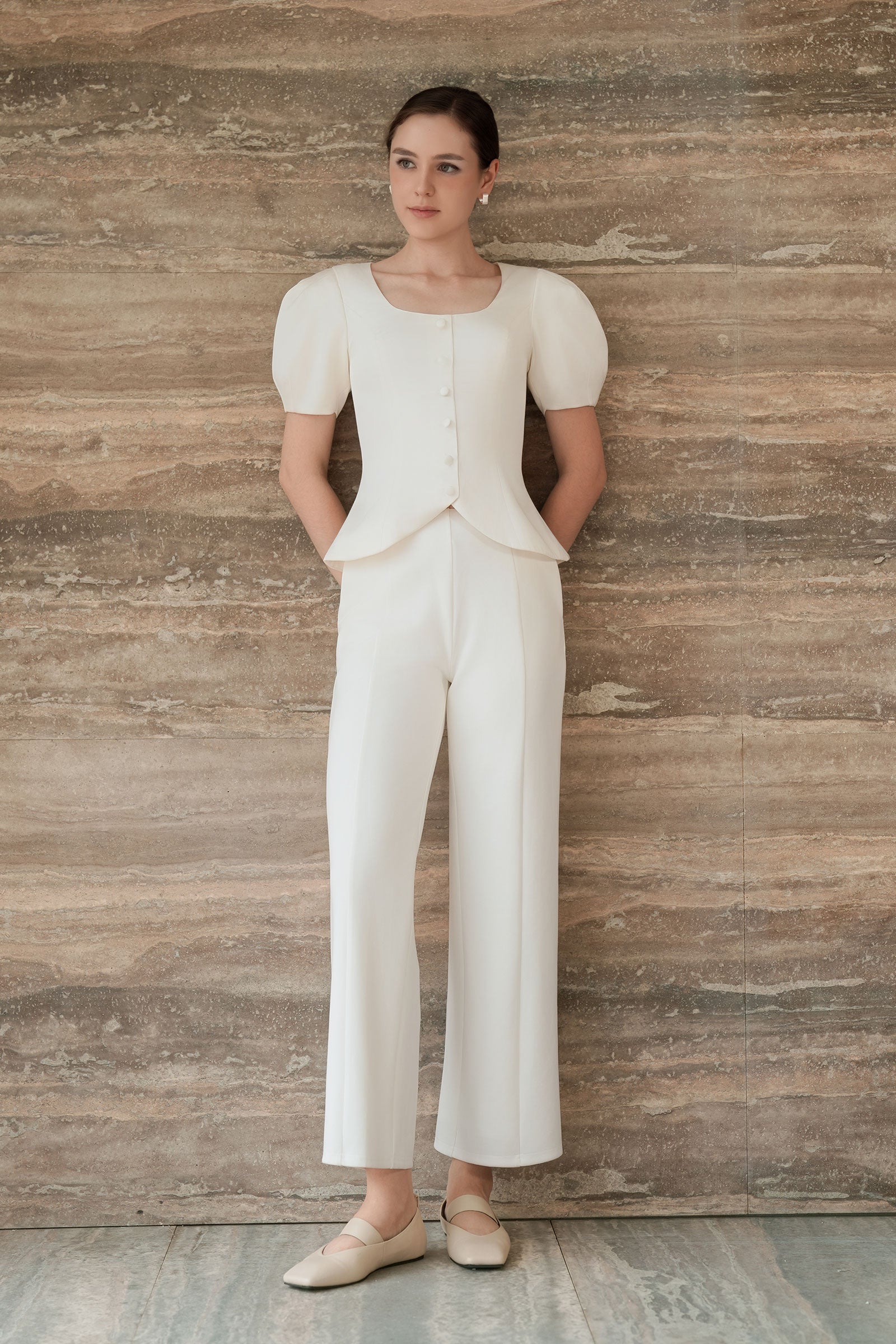 Sara Top (Cream)