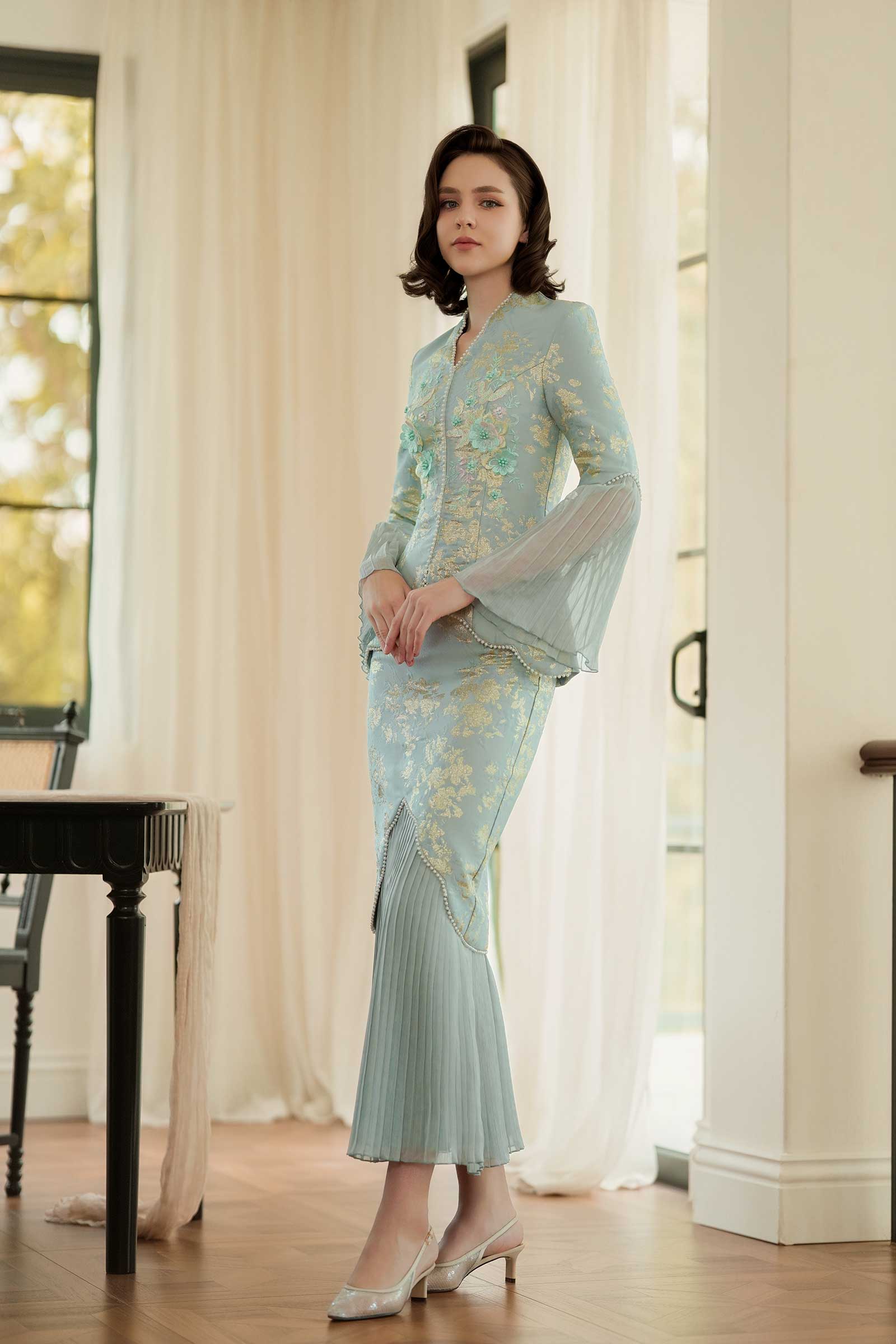 Rosabella Skirt (Celadon Pearl)