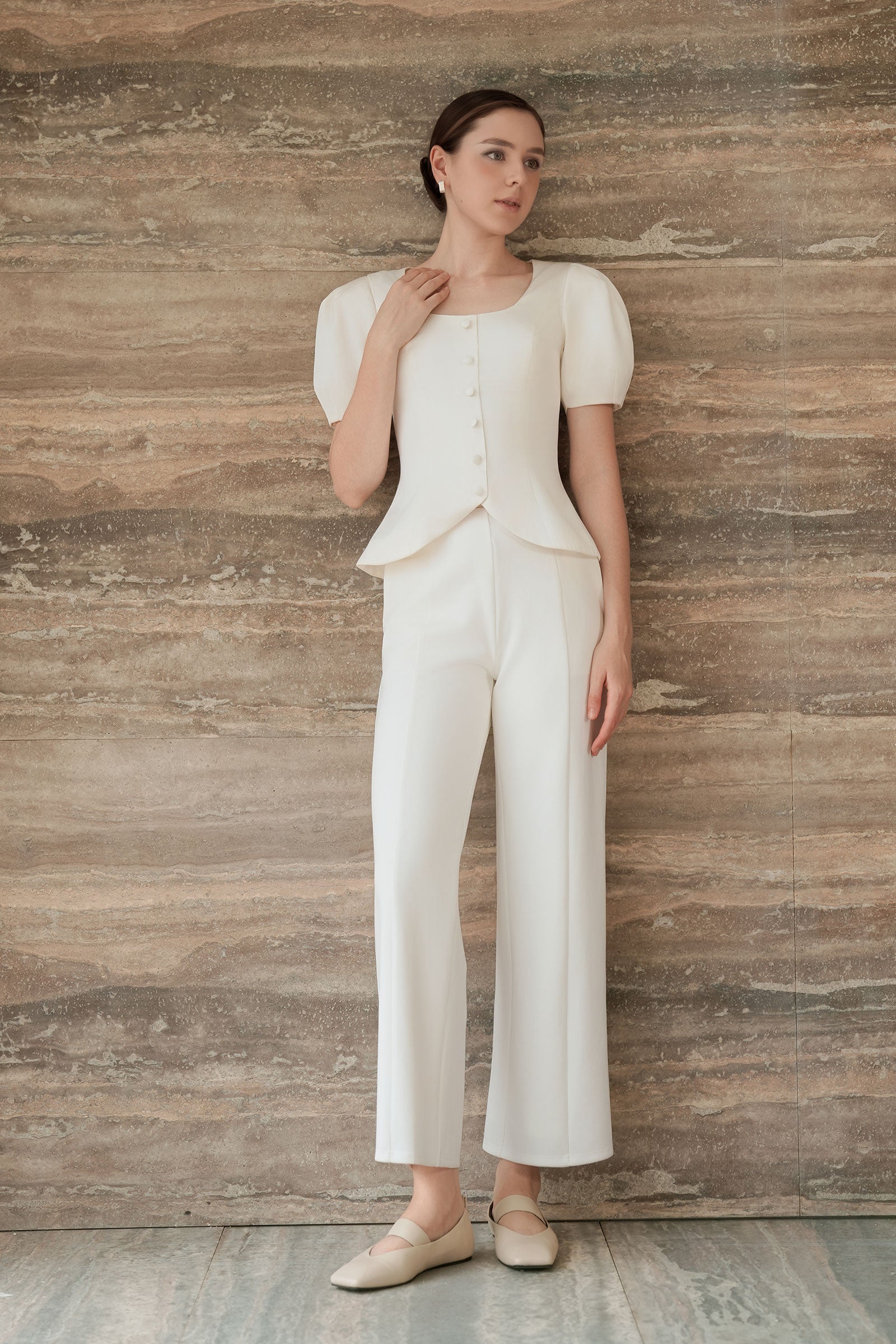 Sara Top (Cream)