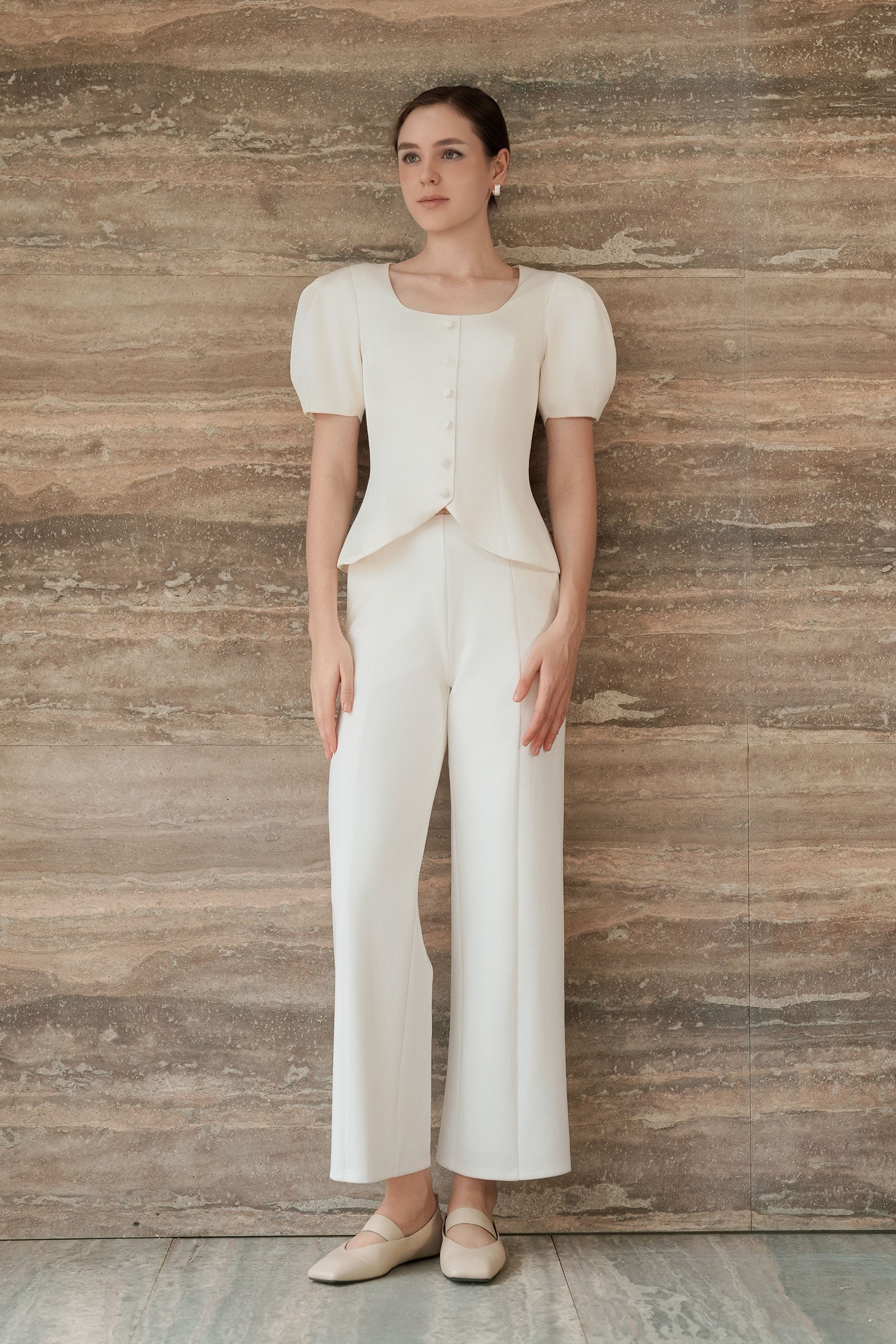 Sara Top (Cream)