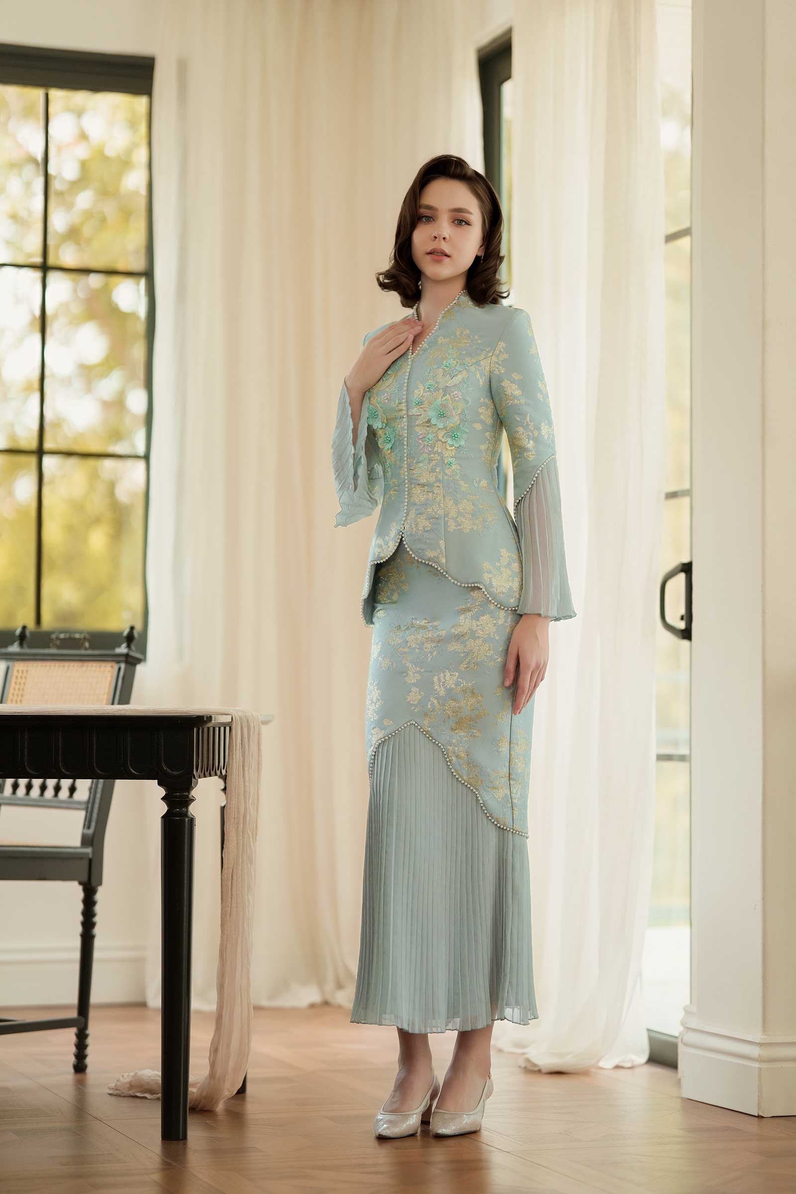 Rosabella Skirt (Celadon Pearl)
