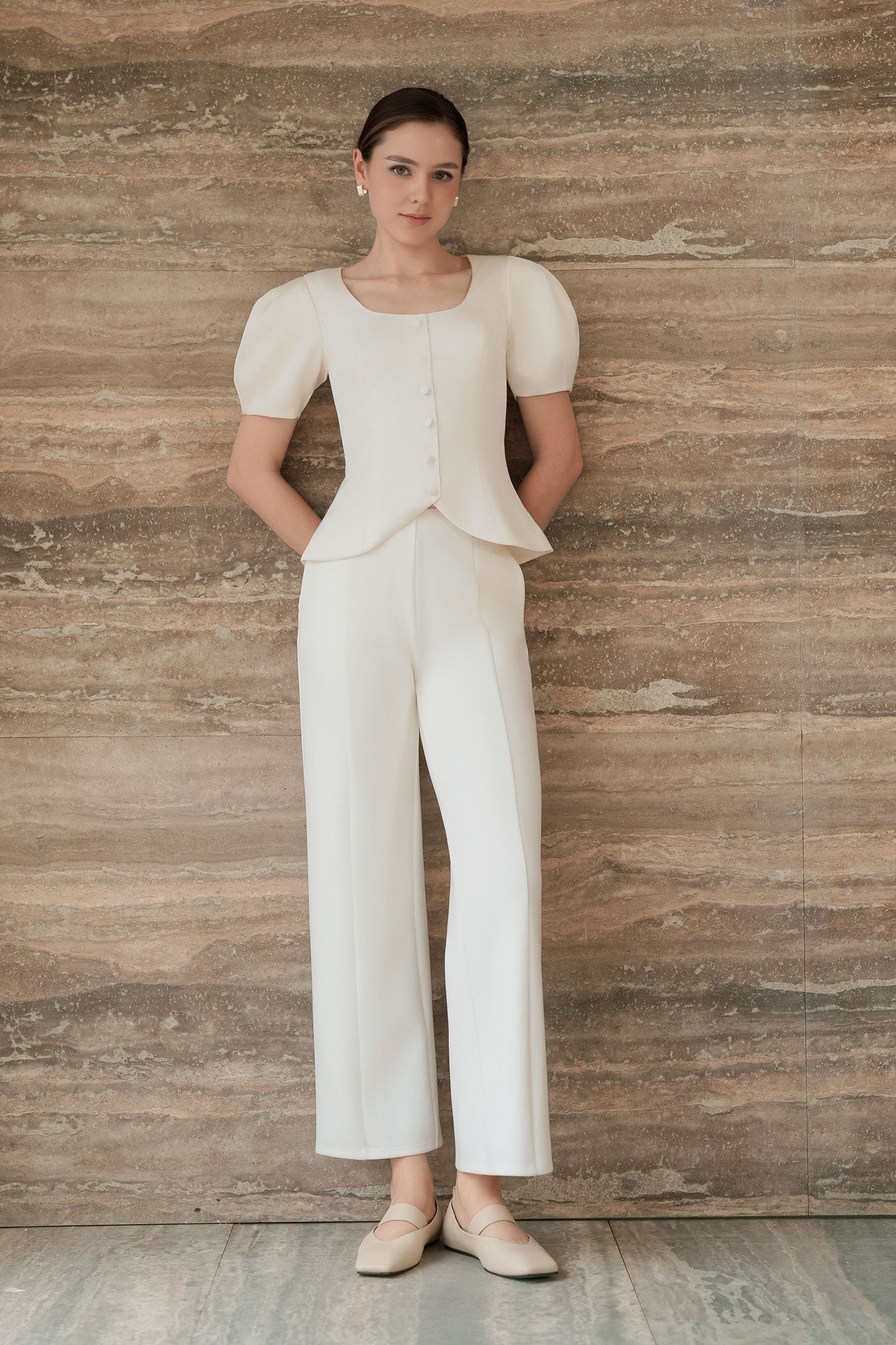 Sara Top (Cream)