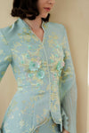Rosabella Kebaya Top (Celadon Pearl)