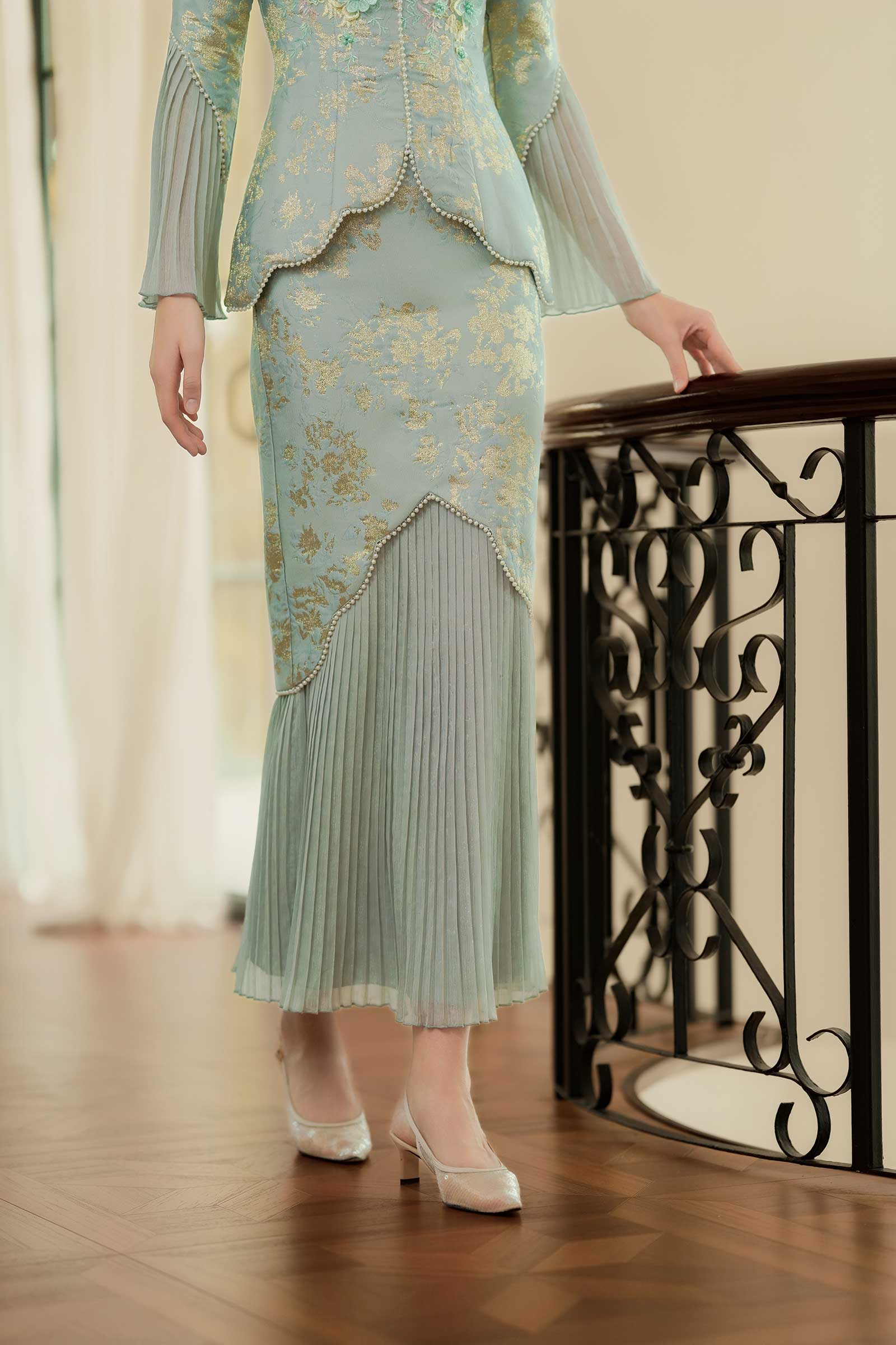 Rosabella Skirt (Celadon Pearl)