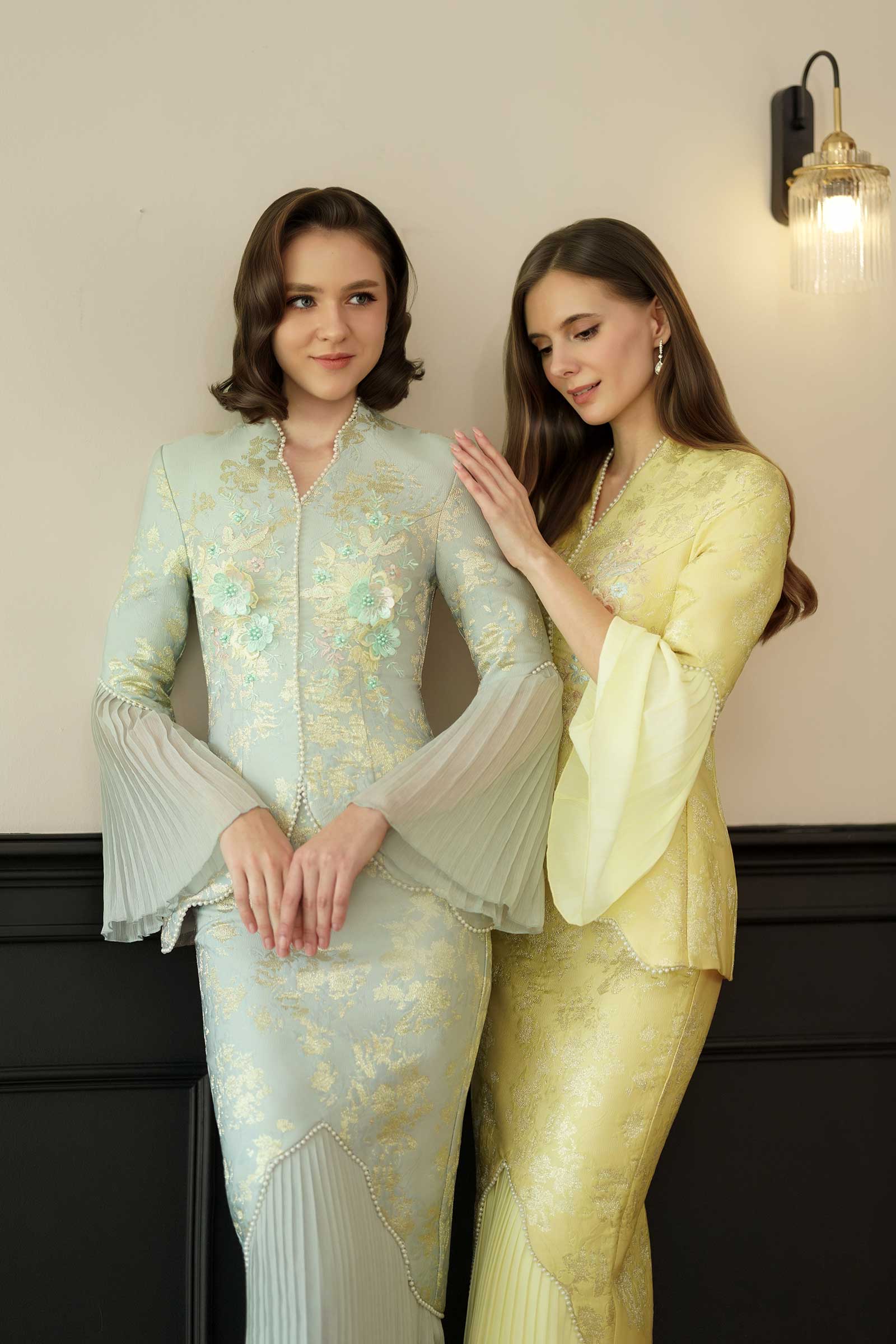 Rosabella Kebaya Set (Sunlit Butter)