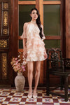 BACKORDER Elyse Ruffle Qipao Dress (Cream)