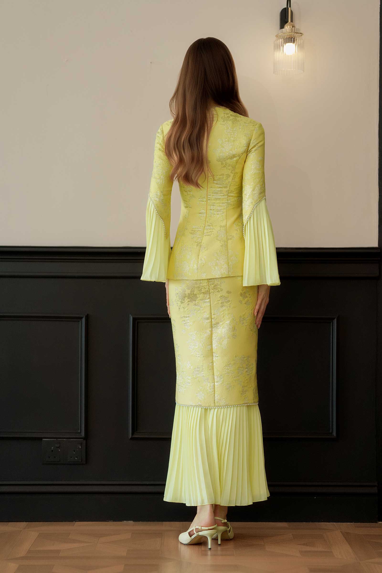Rosabella Kebaya Set (Sunlit Butter)
