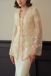 BACKORDER Mahsuri Kebaya Top (Moonlight Gold)