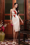 Jin Yue Qipao Set (Champagne)