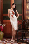 Jin Yue Qipao Set (Champagne)
