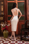 Jin Yue Qipao Set (Champagne)
