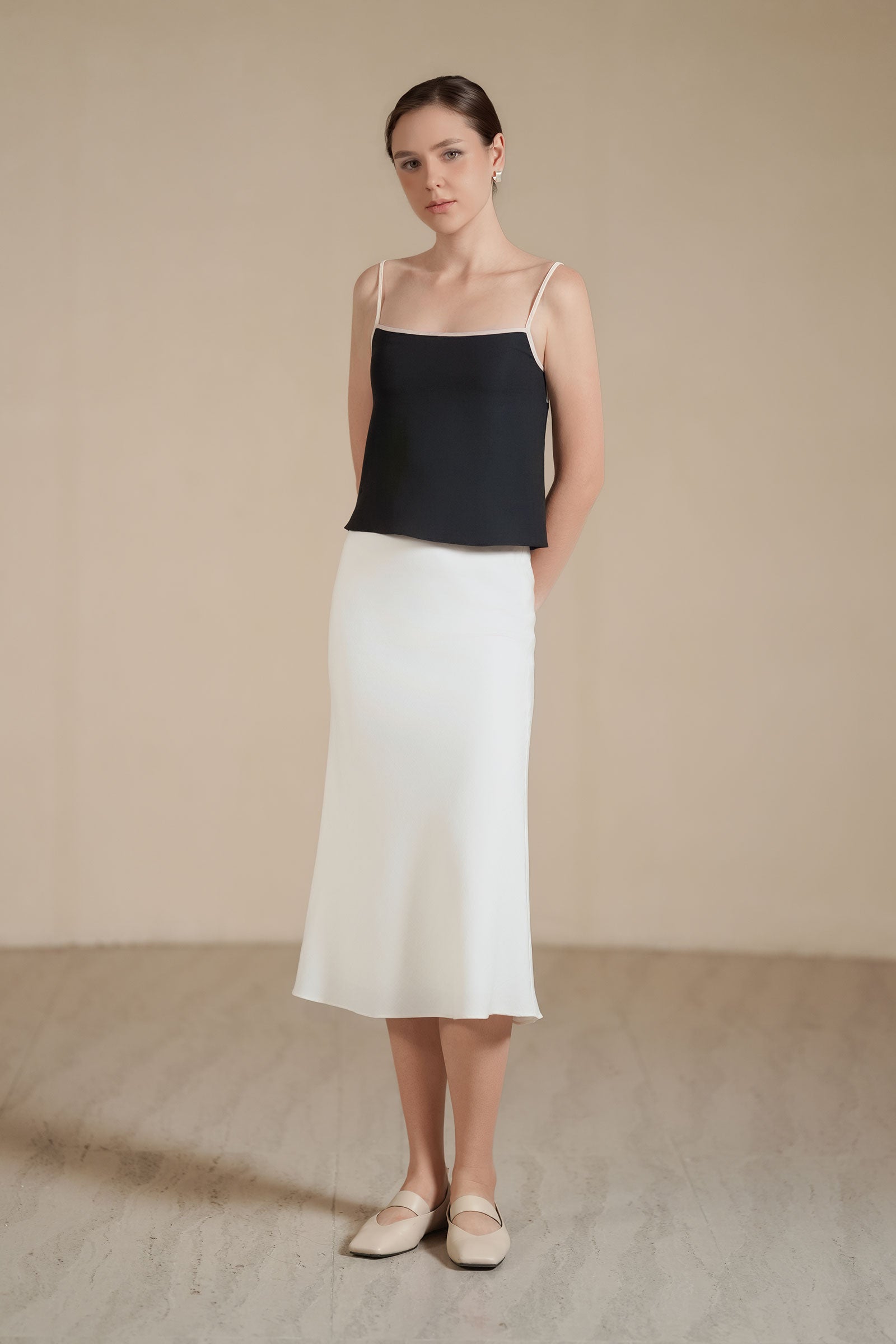 Sonia Tencel Skirt (Off White)