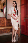 Jin Yue Qipao Set (Champagne)
