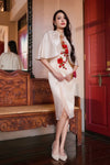Jin Yue Qipao Set (Champagne)