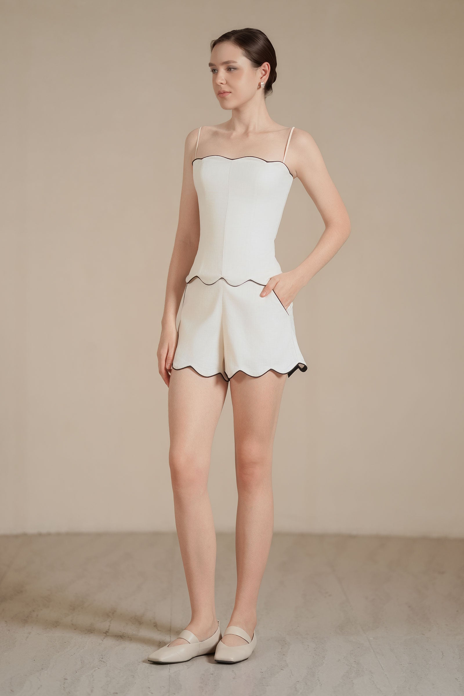 Clémence Linen Top (Linen)