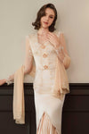 Seraya Shawls (Champagne) (Non Returnable)