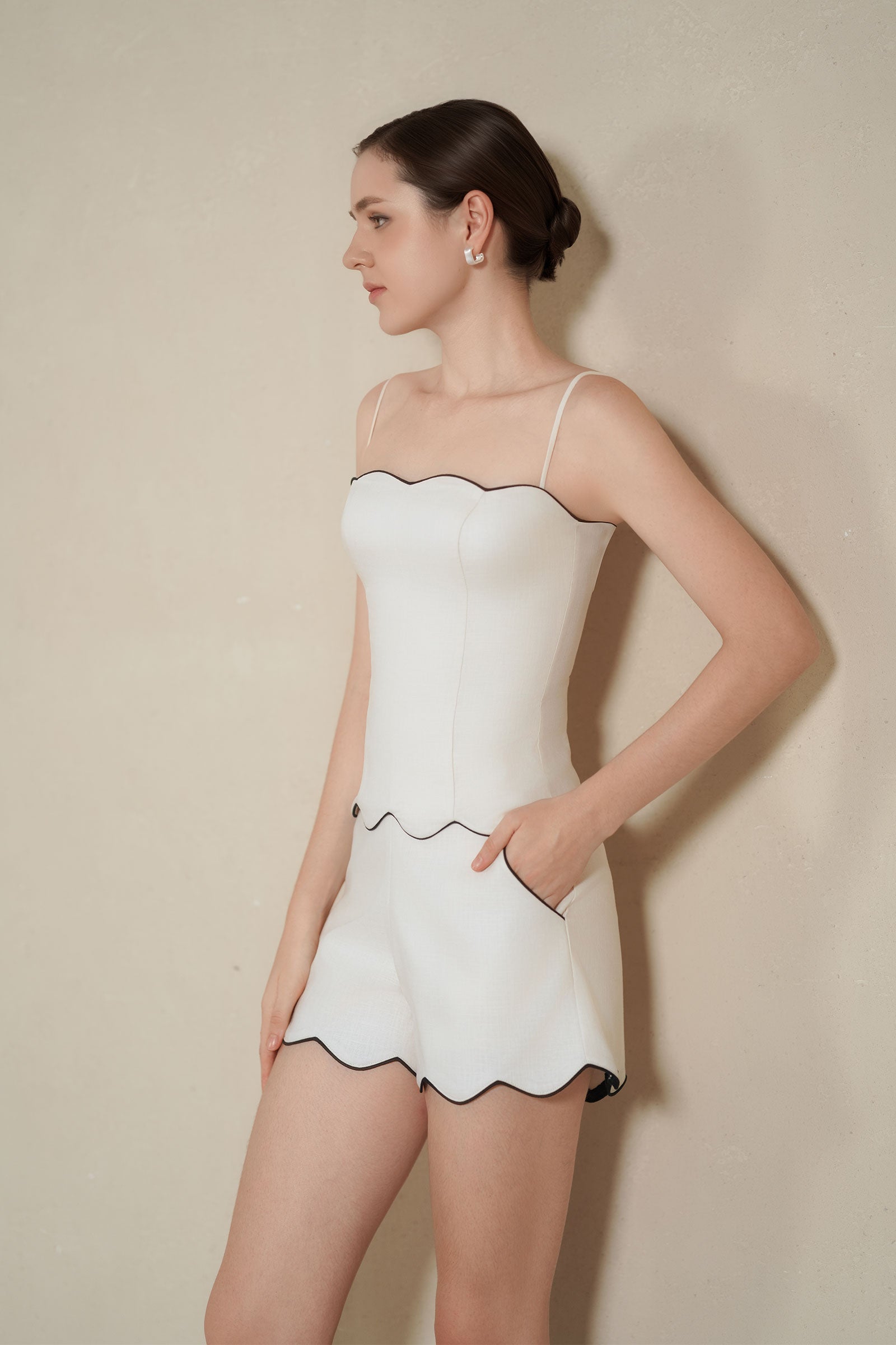 Clémence Linen Top (Linen)