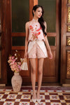 BACKORDER Feng Ning Qipao Top (Pink)