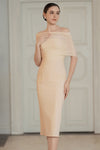 Lucienne Cape Dress (Cream)