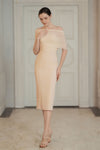 Lucienne Cape Dress (Cream)