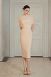 Lucienne Cape Dress (Cream)