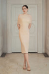 Lucienne Cape Dress (Cream)