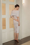 Lucienne Cape Dress (Grey)