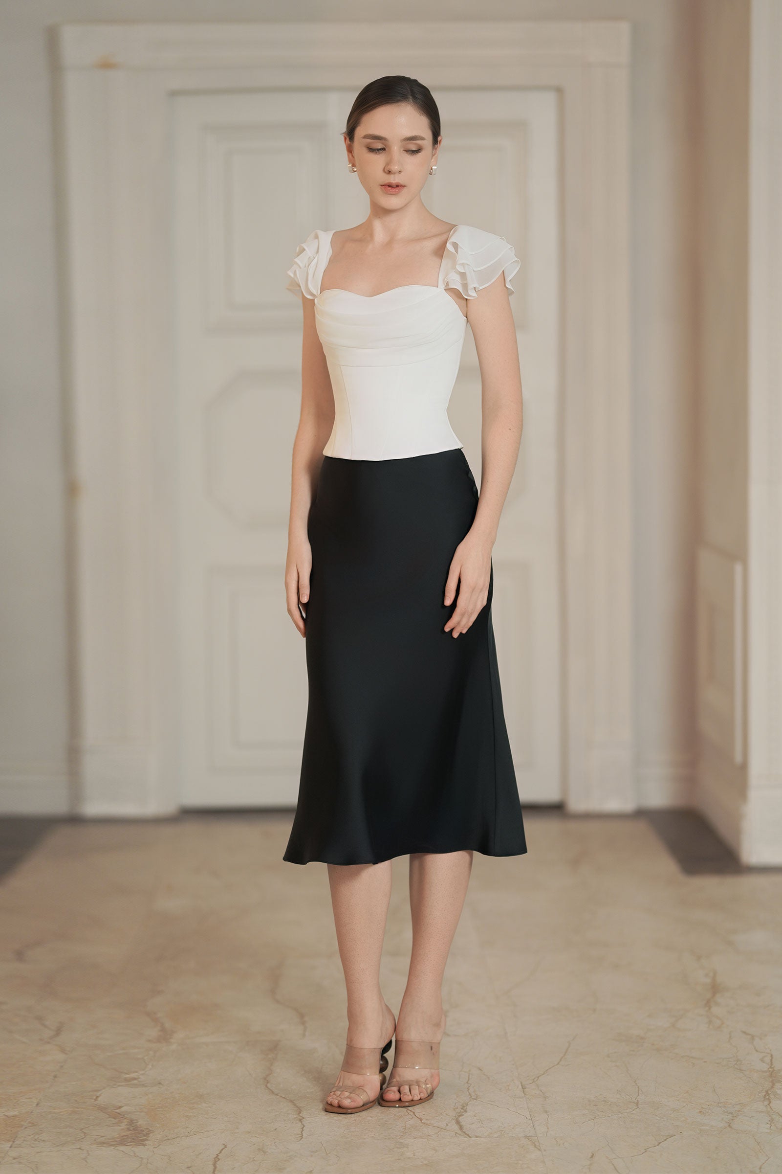 Elira Corset Top (White)