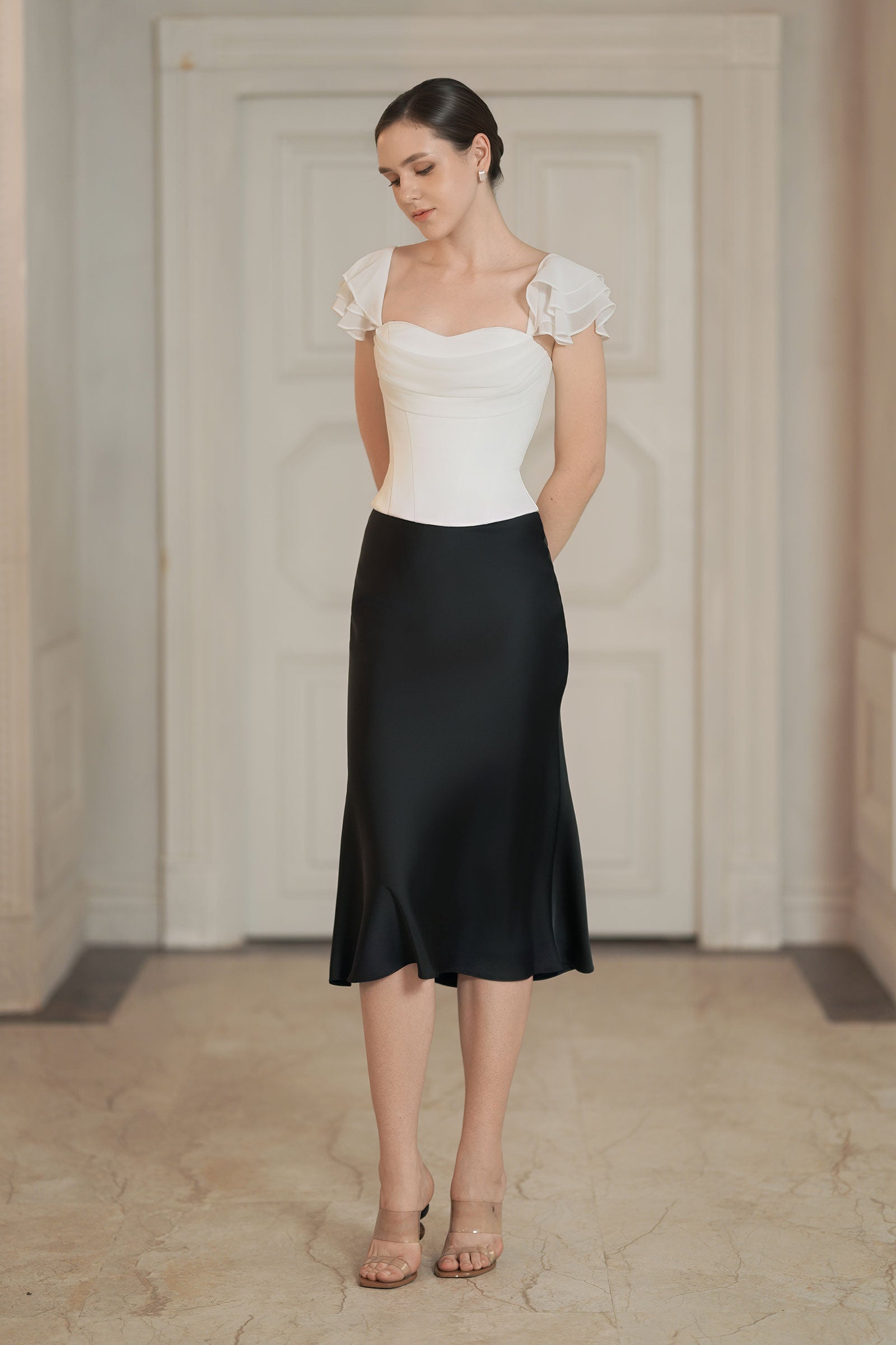 Elira Corset Top (White)