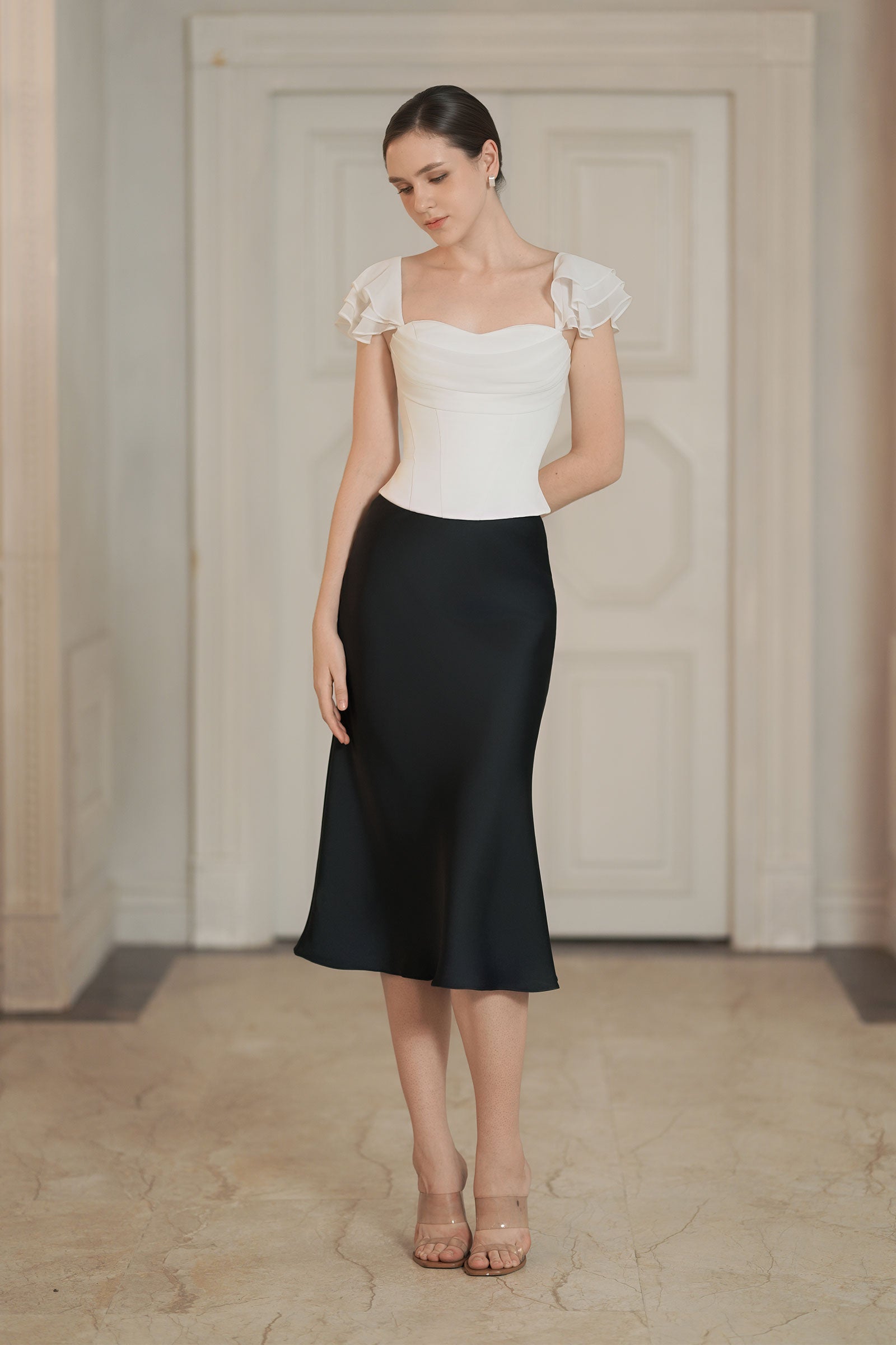 Elira Corset Top (White)