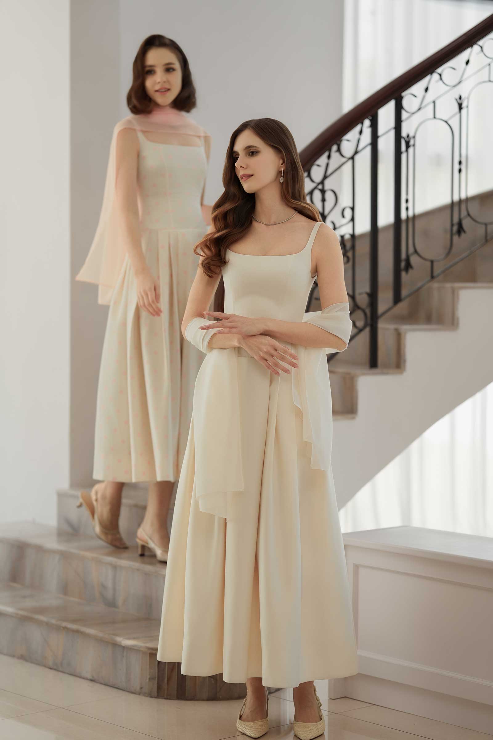 Althea Dress (Cream)