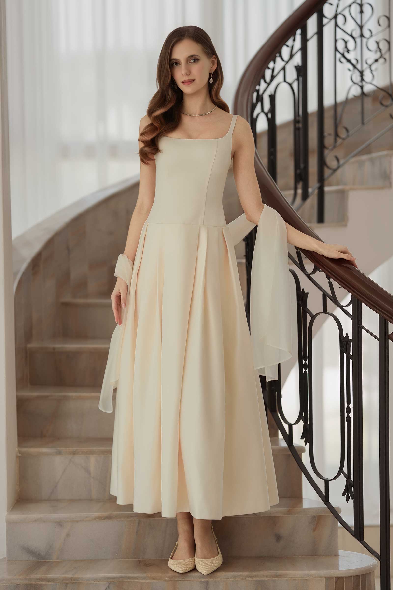 Althea Dress (Cream)