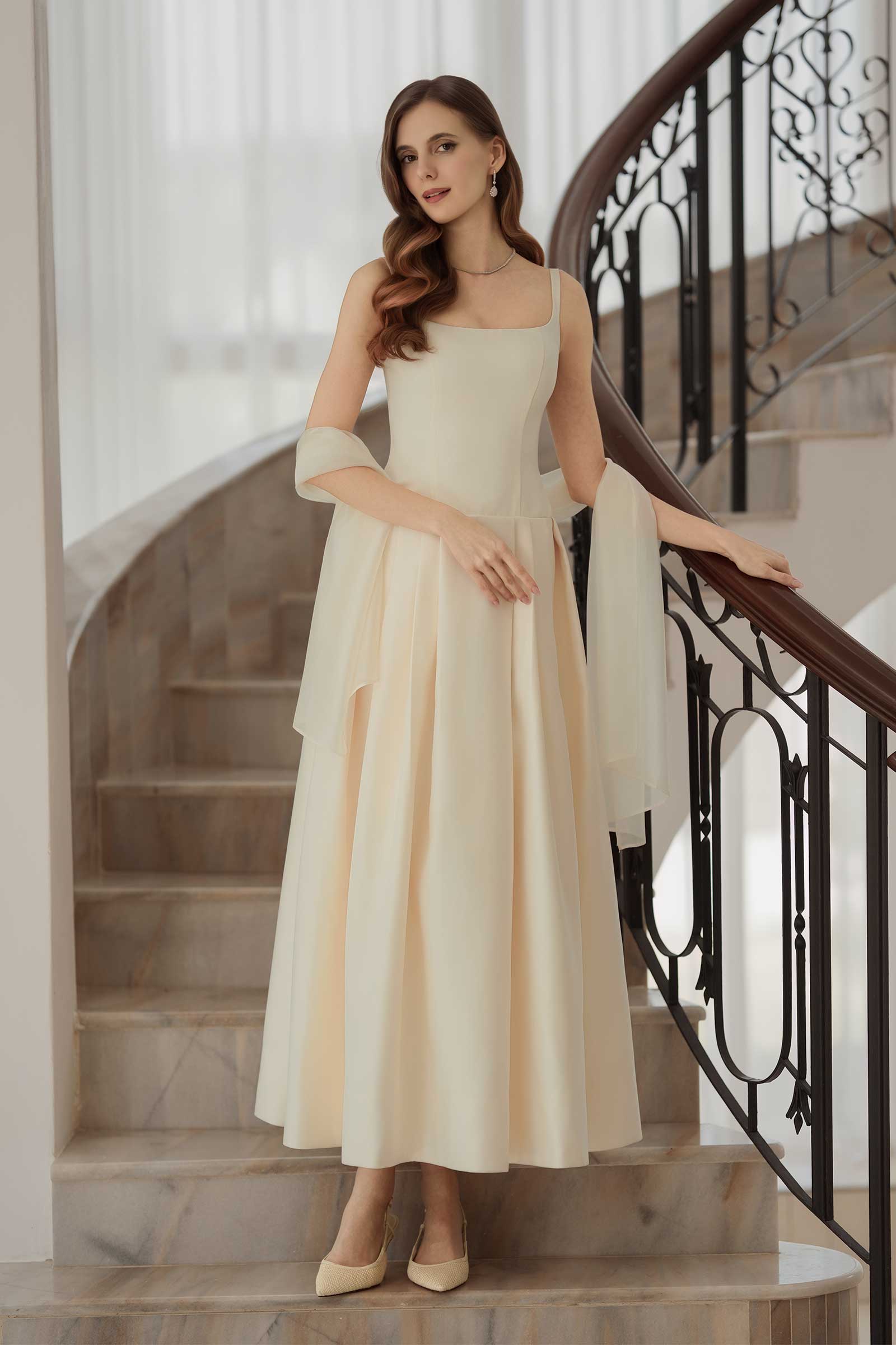 Althea Dress (Cream)