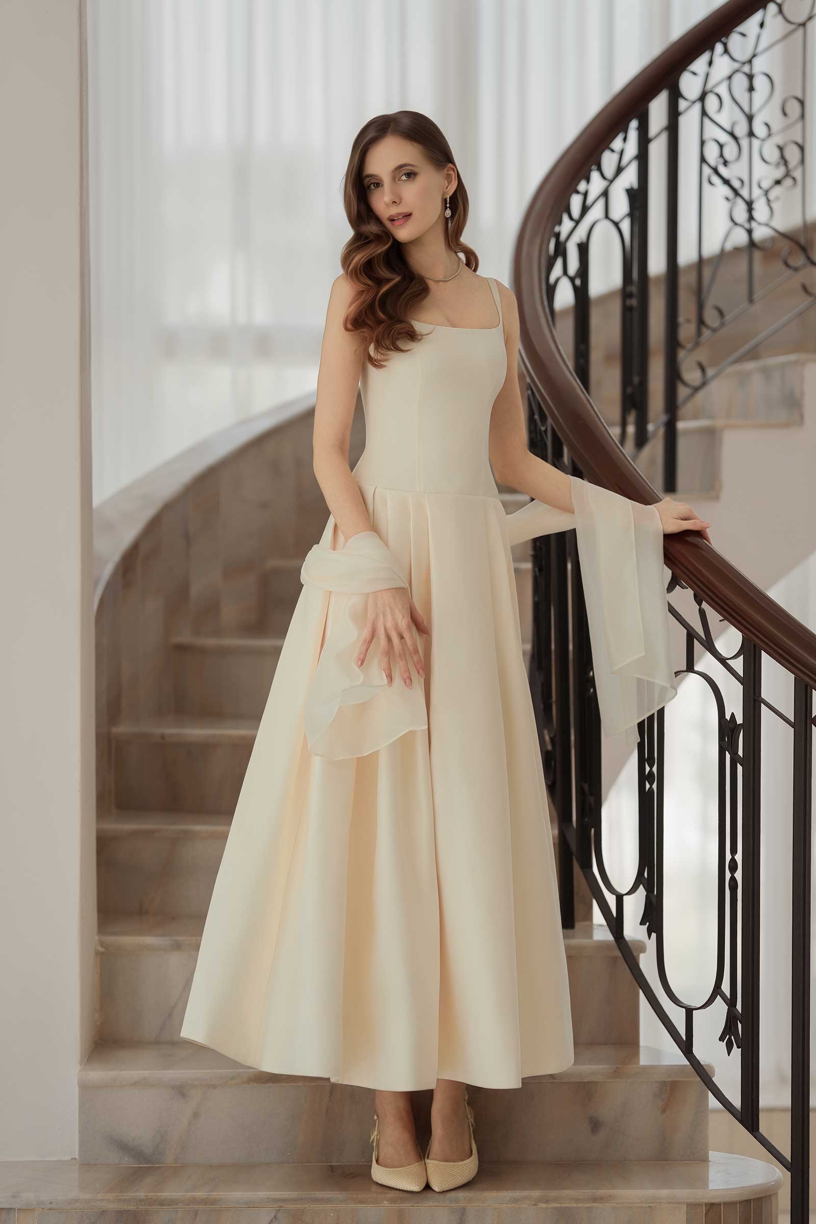 Althea Dress (Cream)