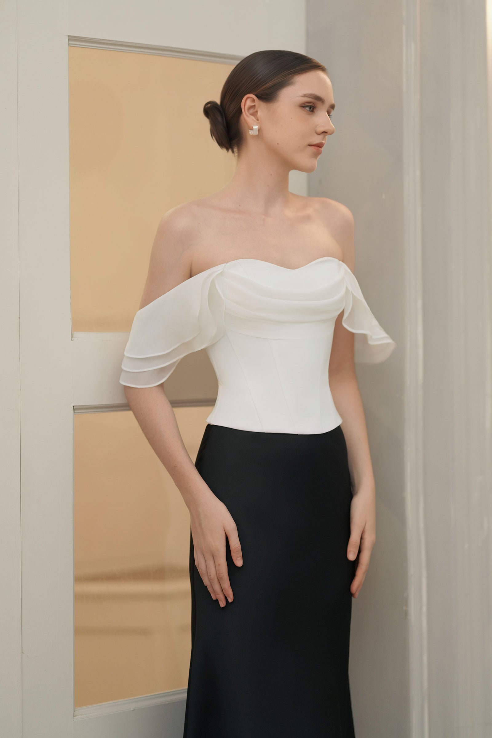 Elira Corset Top (White)