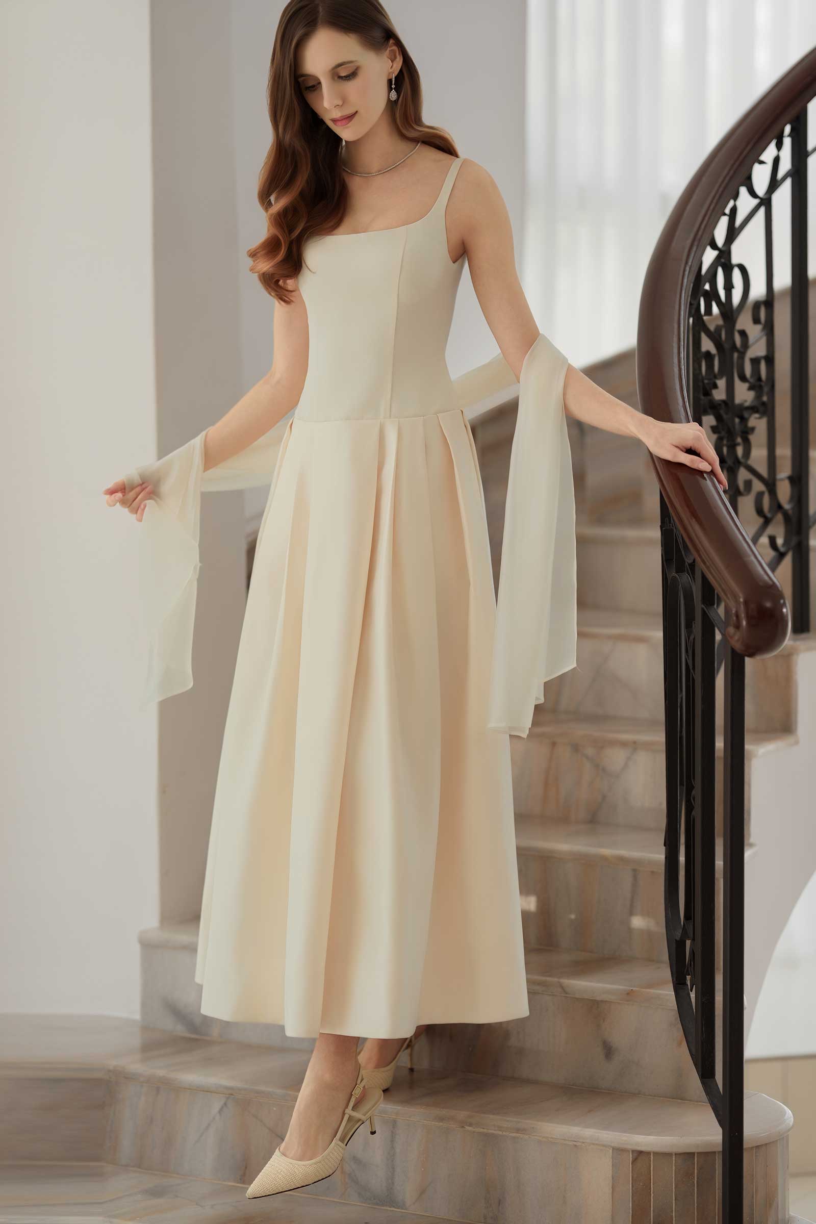 Althea Dress (Cream)