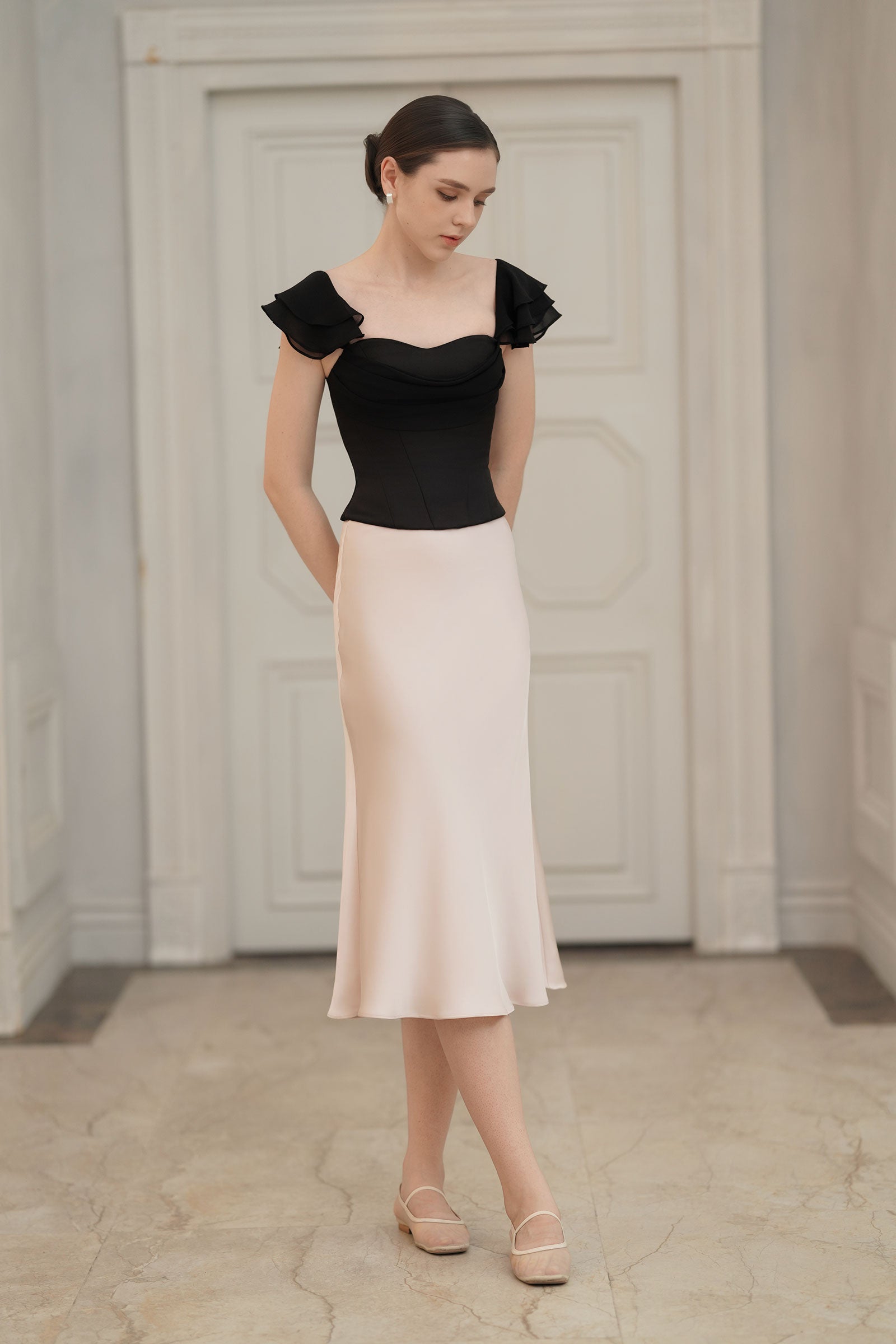 Elira Corset Top (Black)