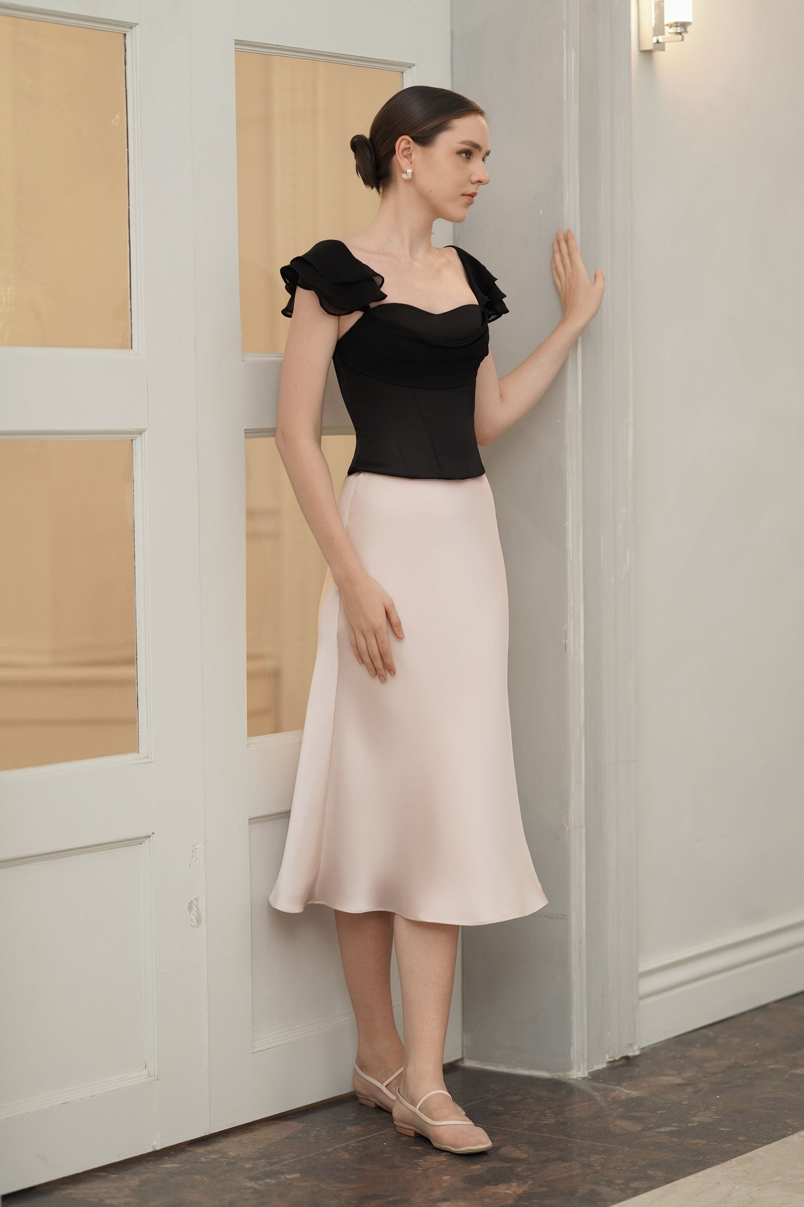 Elira Corset Top (Black)