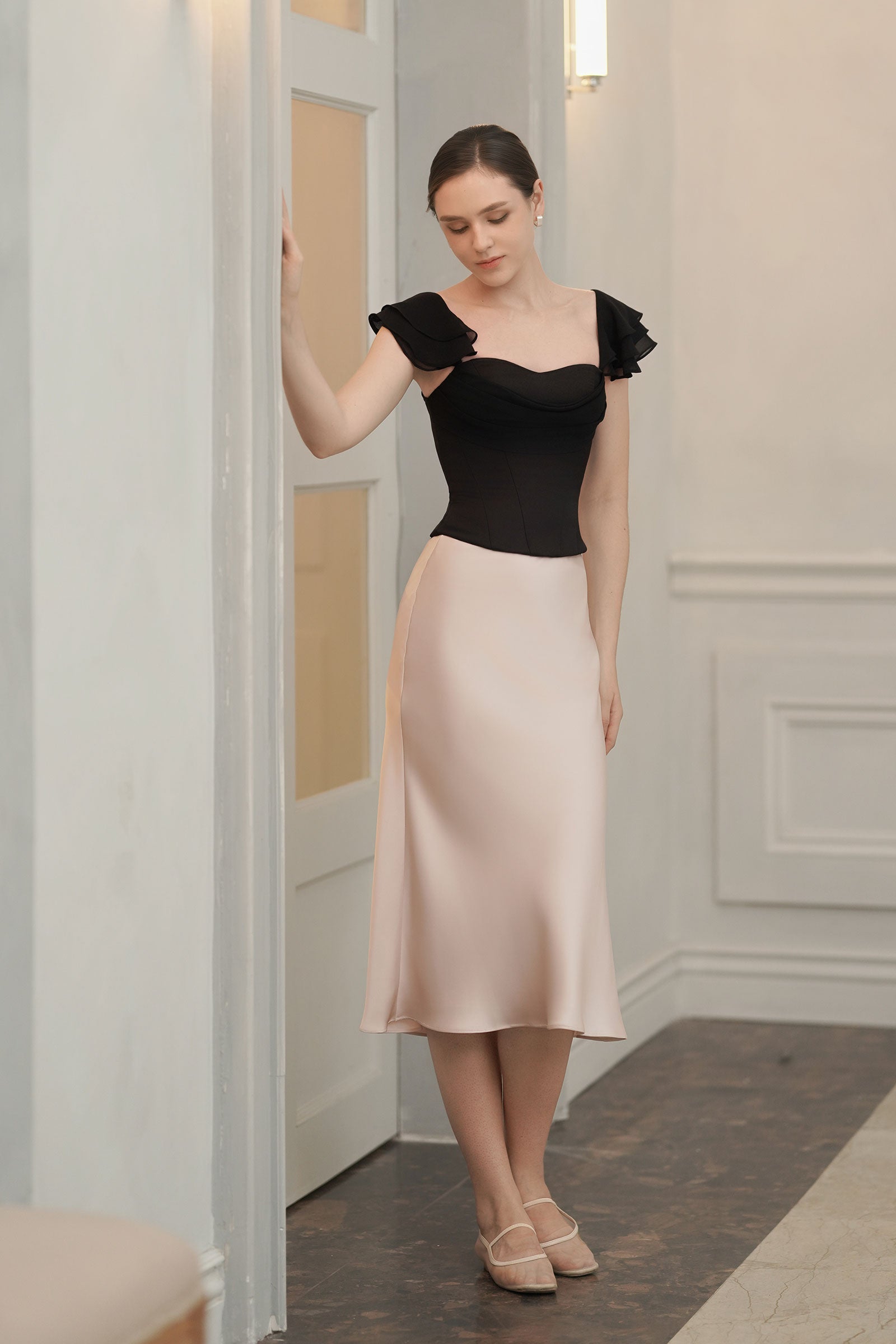 Elira Corset Top (Black)
