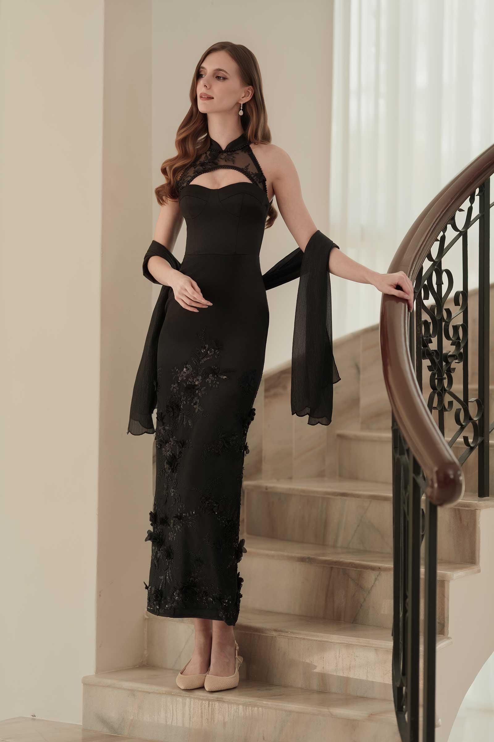 Noir Convertible Dress (Black)