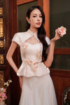 Harmonia Qipao Top (Champagne)