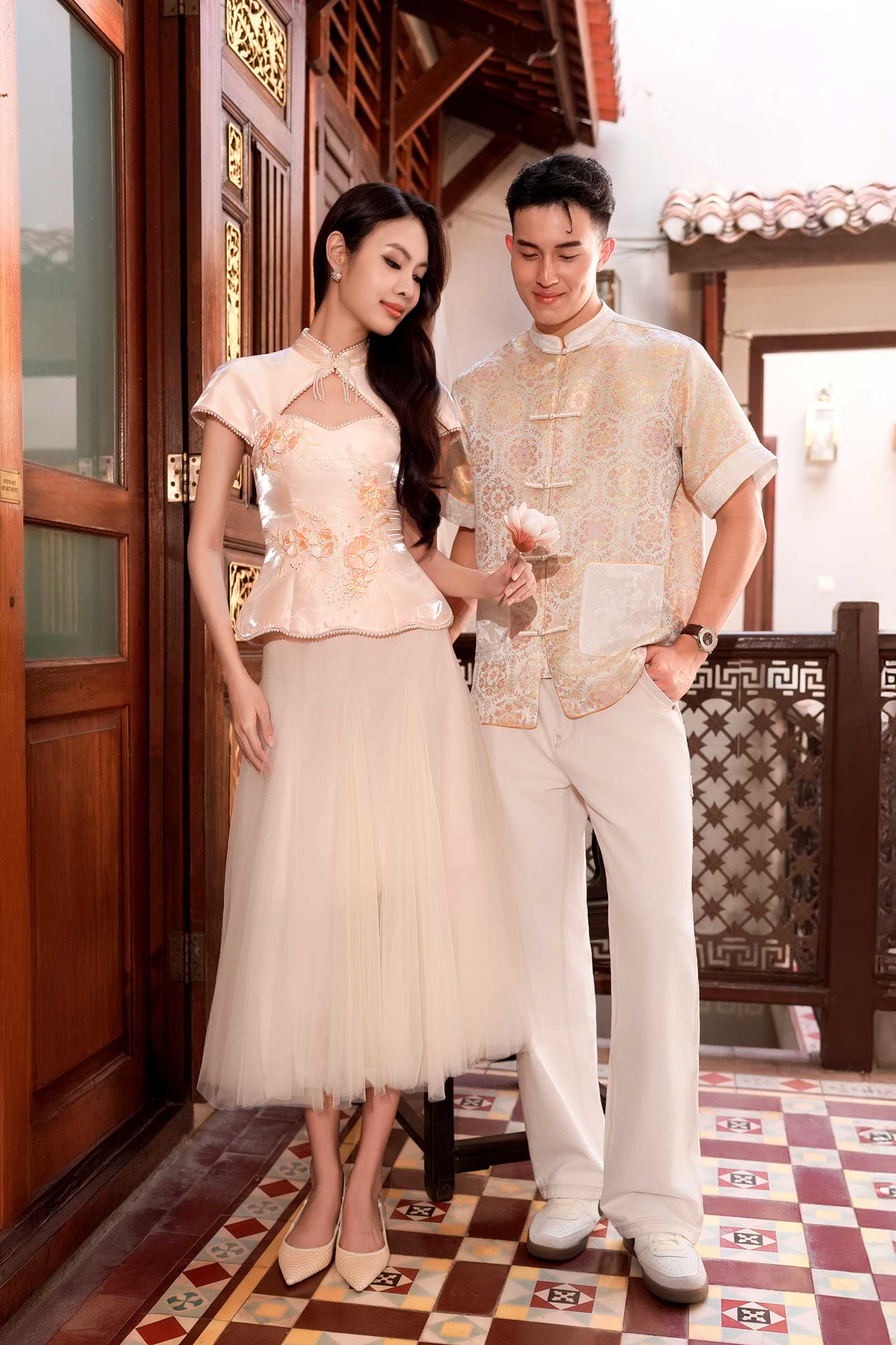 Harmonia Skirt (Cream)
