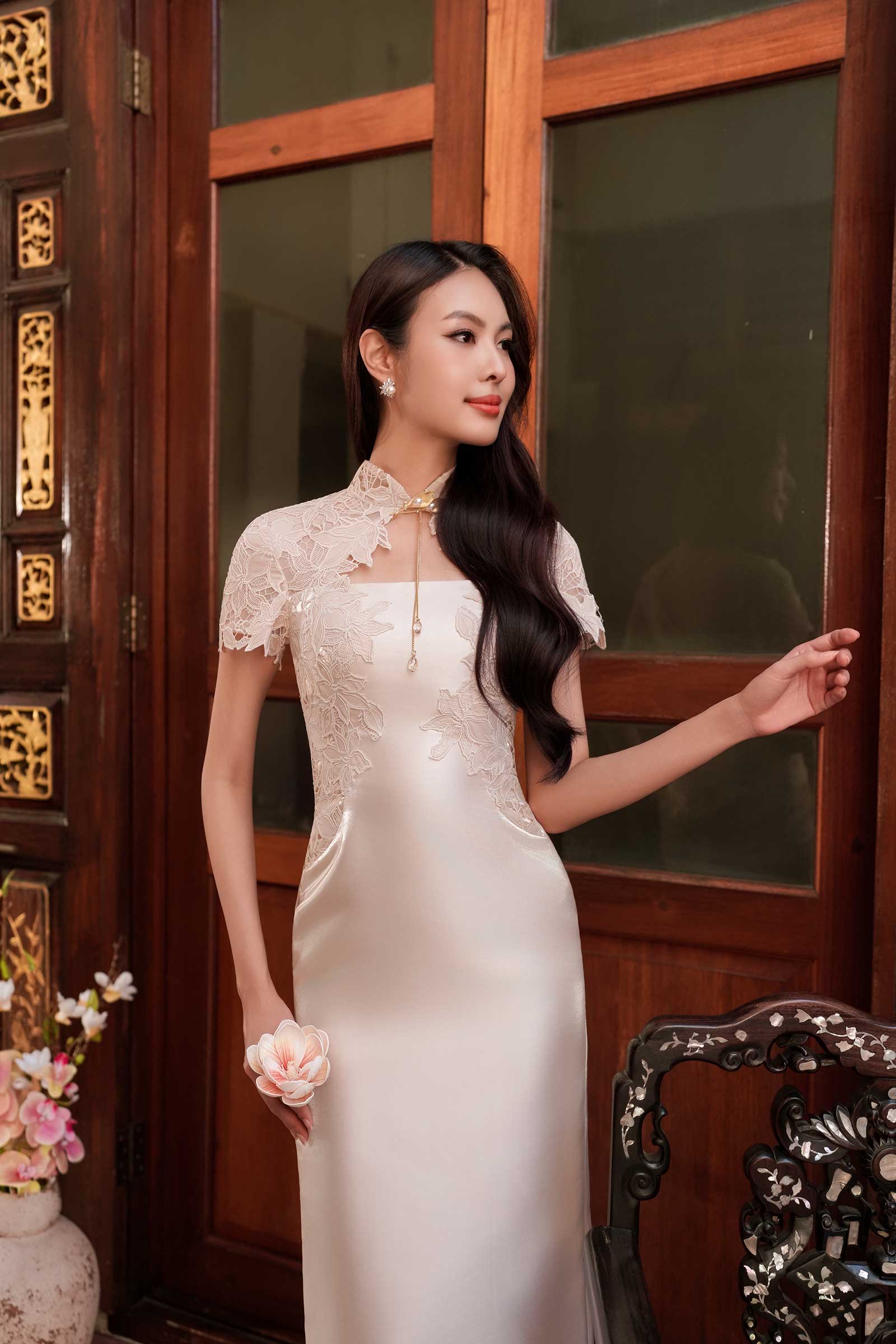 Valene Qipao (Champagne)